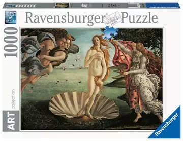 Botticelli: Nascita di Venere, Puzzle per Adulti, Collezione Arte, 1000 Pezzi Puzzle;Puzzle da Adulti - immagine 1 - Ravensburger