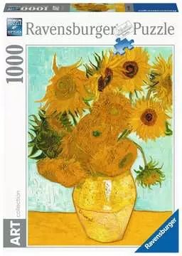 Van Gogh: Vaso di girasoli, Puzzle per Adulti, Collezione Arte, 1000 Pezzi Puzzle;Puzzle da Adulti - immagine 1 - Ravensburger