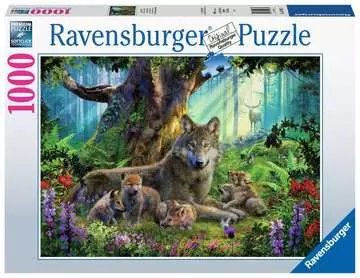 15987 Erwachsenenpuzzle Wölfe im Wald von Ravensburger 1