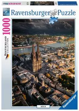 Puzzle 1000 Pezzi, Cattedrale di Colonia, Collezione Paesaggi, Puzzle per Adulti Puzzle;Puzzle da Adulti - immagine 1 - Ravensburger