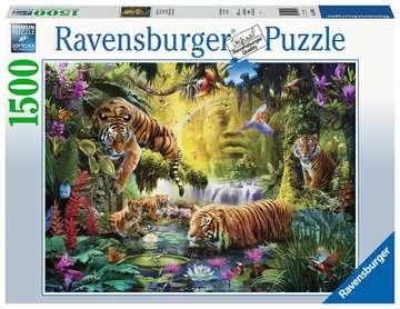 Ravensburger Puzzle 1500 Teile Idylle am WasserlochErwachsenenpuzzle ab 14 J. 
