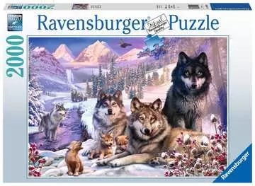 16012 Erwachsenenpuzzle Wölfe im Schnee von Ravensburger 1