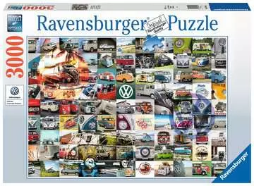 99 VW Campervan Moments, 3000pc Puslespill;Voksenpuslespill - bilde 1 - Ravensburger