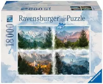 Kasteel in 4 seizoenen Puzzels;Puzzels voor volwassenen - image 1 - Ravensburger