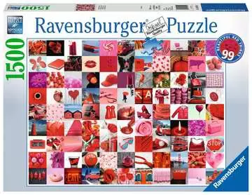 99 belle cose rosse Ravensburger Puzzle  1500 pz Puzzle;Puzzle da Adulti - immagine 1 - Ravensburger