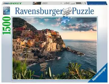 Puzzle 1500 p - Vue sur les Cinque Terre Puzzle;Puzzle adulte - Image 1 - Ravensburger