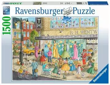 Ravensburger Sidewalk Fashion 1500pc Jigsaw Puzzle Puzzles;Adult Puzzles - image 1 - Ravensburger