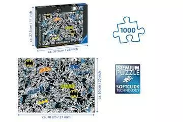 Challenge Batman, Puzzle 1000 Pezzi, Linea Fantasy, Puzzle per Adulti Puzzle;Puzzle da Adulti - immagine 3 - Ravensburger