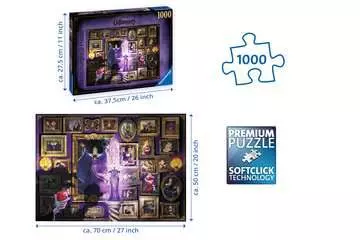Evil Queen, Puzzle 1000 Pezzi, Puzzle Disney Villainous Puzzle;Puzzle da Adulti - immagine 5 - Ravensburger