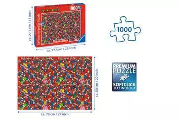 Puzzle, Super Mario Bros, Colección Challenge, 1000 Piezas Puzzles;Puzzle Adultos - imagen 3 - Ravensburger