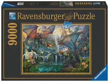 Puzzle 9000 p - La forêt magique des dragons Puzzle;Puzzle adulte - Image 1 - Ravensburger