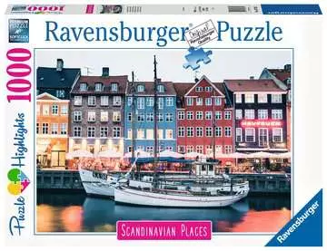 Puzzle 1000 Pezzi, Copenhagen, Danimarca, Collezione Paesaggi, Puzzle per Adulti Puzzle;Puzzle da Adulti - immagine 1 - Ravensburger