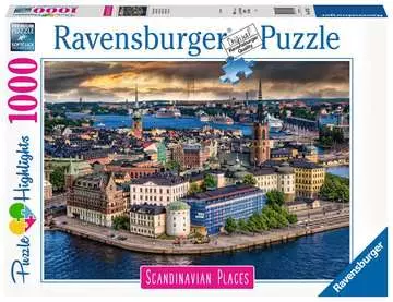 Puzzle 1000 Pezzi, Stoccolma, Svezia, Collezione Paesaggi, Puzzle per Adulti Puzzle;Puzzle da Adulti - immagine 1 - Ravensburger