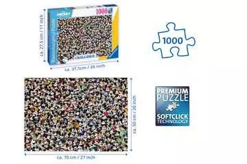 Puzzle 1000 p - Mickey Mouse (Challenge Puzzle) Puzzle;Puzzle adulte - Image 3 - Ravensburger