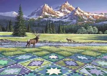 Mountain Quiltscape Jigsaw Puzzles;Adult Puzzles - image 2 - Ravensburger