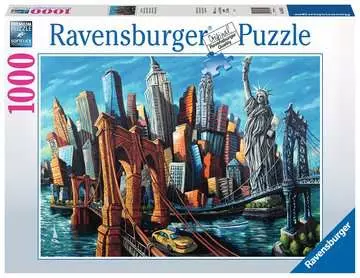 Welkom in New York / Bienvenue à New York Puzzels;Puzzels voor volwassenen - image 1 - Ravensburger