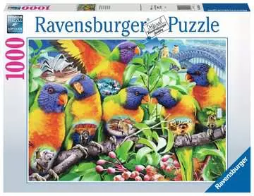 Země papoušků 1000 dílků 2D Puzzle;Puzzle pro dospělé - obrázek 1 - Ravensburger