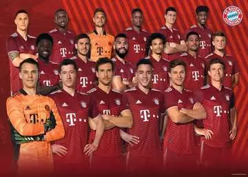 16847 Erwachsenenpuzzle FC Bayern Saison 2021/22 von Ravensburger 2