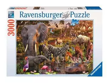 Puzzle 2D 3000 elementów: Zwierzęta Afryki Puzzle;Puzzle dla dorosłych - Zdjęcie 1 - Ravensburger