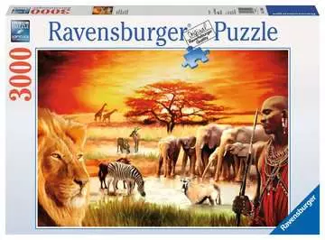 Puzzle 3000 p - La fierté du Massaï Puzzle;Puzzle adulte - Image 1 - Ravensburger
