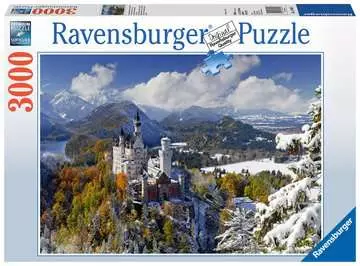 ZAMEK NEUSCHWANSTEIN ZIMĄ 3000 EL. Puzzle;Puzzle dla dorosłych - Zdjęcie 1 - Ravensburger