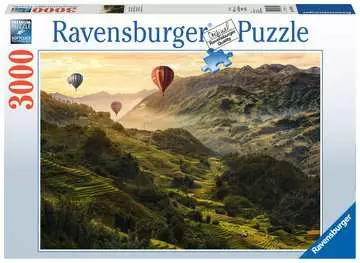 Terrazzamenti di riso in Asia, Puzzle 3000 Pezzi, Puzzle per Adulti Puzzle;Puzzle da Adulti - immagine 1 - Ravensburger