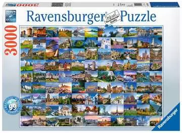 17080 Erwachsenenpuzzle 99 Beautiful Places in Europe von Ravensburger 1