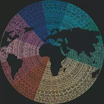 Round puzzle Circle of colors Mandala Puzzels;Puzzels voor volwassenen - image 2 - Ravensburger