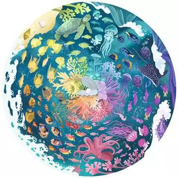 Round puzzle Circle of colors Ocean and Submarine Puzzels;Puzzels voor volwassenen - image 2 - Ravensburger
