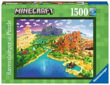 Puzzle 1500 p - Le monde de Minecraft Puzzle;Puzzle adulte - Image 1 - Ravensburger