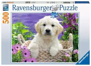 17197 2  ゴールデンレトリバーの子犬 500ピース パズル;大人向けパズル - 画像 1 - Ravensburger
