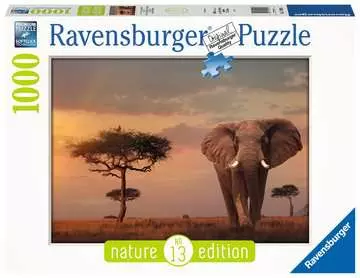 17208 5　マサイ・マラ国立公園の象 1000ピース パズル;大人向けパズル - 画像 1 - Ravensburger