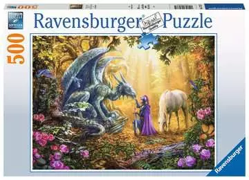 17237 5  ドラゴンと騎士 500ピース パズル;大人向けパズル - 画像 1 - Ravensburger