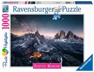 Puzzle 1000 p - Les Tre Cime di lavaredo, Dolomites (Puzzle Highlights) Puzzle;Puzzle adulte - Image 1 - Ravensburger
