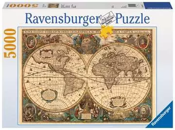 Puzzle 5000 p - Mappemonde antique Puzzle;Puzzle adulte - Image 1 - Ravensburger