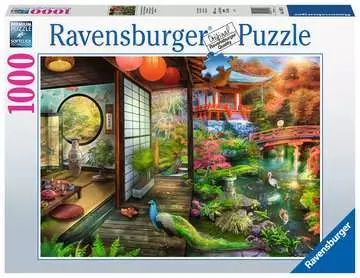 Kyoto Japanese Garden Teahouse Jigsaw Puzzles;Adult Puzzles - image 1 - Ravensburger