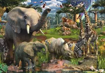 At the Waterhole Jigsaw Puzzles;Adult Puzzles - image 2 - Ravensburger