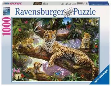 DUMNA MATKA LEPARDA 1000ELE Puzzle;Puzzle dla dorosłych - Zdjęcie 1 - Ravensburger