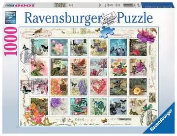 Vintage Postage Jigsaw Puzzles;Adult Puzzles - image 1 - Ravensburger