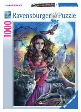 Puzzle 2D 1000 elementów: Patronka wilków Puzzle;Puzzle dla dorosłych - Zdjęcie 1 - Ravensburger