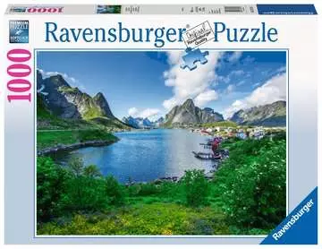 LOFOTY, NORWEGIA 1000 EL Puzzle;Puzzle dla dorosłych - Zdjęcie 1 - Ravensburger