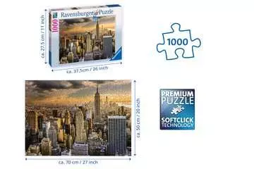 Puzzle 2D 1000 elementów: Niesamowity Nowy Jork Puzzle;Puzzle dla dorosłych - Zdjęcie 3 - Ravensburger