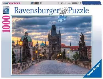 Praha: Procházka po Karlově mostě 1000 dílků 2D Puzzle;Puzzle pro dospělé - obrázek 1 - Ravensburger