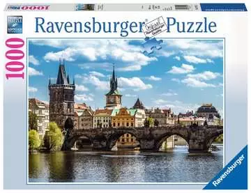 WIDOK NA MOST KAROLA 1000EL Puzzle;Puzzle dla dorosłych - Zdjęcie 1 - Ravensburger