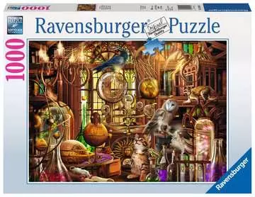 Puzzle 2D 1000 elementów: Gabinet czarodzieja Puzzle;Puzzle dla dorosłych - Zdjęcie 1 - Ravensburger