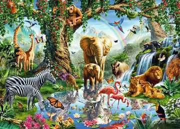 Puzzle 2D 1000 elementów: Przygoda w dżungli Puzzle;Puzzle dla dorosłych - Zdjęcie 2 - Ravensburger