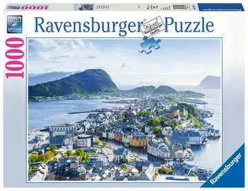 Puzzle 1000 Pezzi, Vista Su Ålesund, Collezione Paesaggi, Puzzle per Adulti Puzzle;Puzzle da Adulti - immagine 1 - Ravensburger