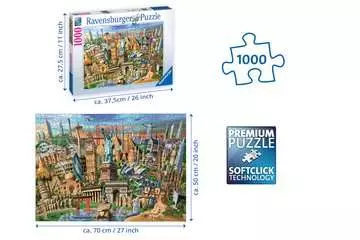 Puzzle 2D 1000 elementów: Słynne budowle Puzzle;Puzzle dla dorosłych - Zdjęcie 3 - Ravensburger