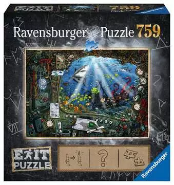 Puzzle EXIT: Łódź podwodna 759 elementów Puzzle;Puzzle dla dorosłych - Zdjęcie 1 - Ravensburger