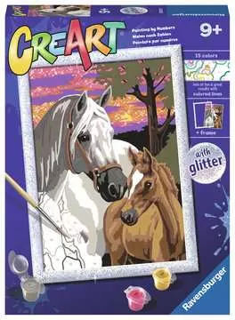 Sunset Horses             D/F/I/EN/E/PT Juegos Creativos;CreArt Niños - imagen 1 - Ravensburger